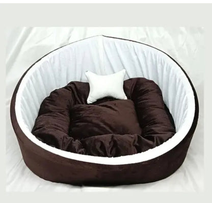 Ultra-Soft Plush Pet Bed for Dogs & Cats – Cozy Washable Cushion mini bed